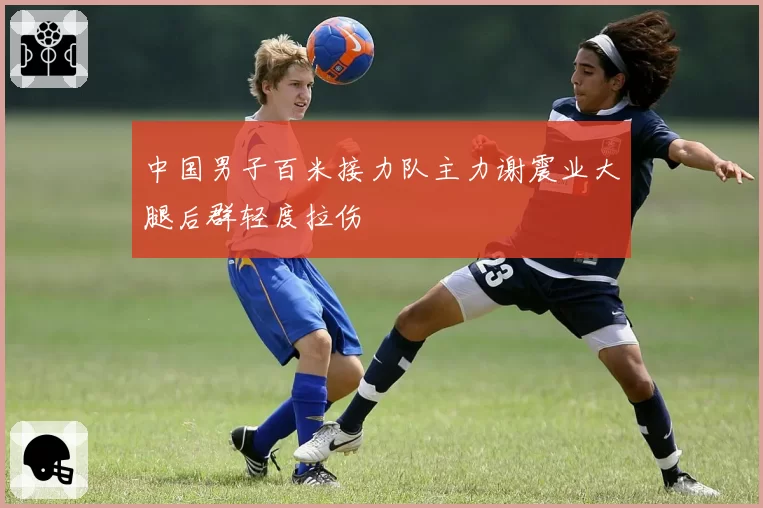 中国男子百米接力队主力谢震业大腿后群轻度拉伤